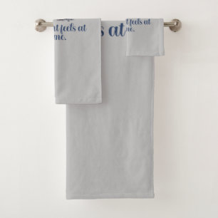 Campfires and stars, that's where my heart feels  bath towel set
