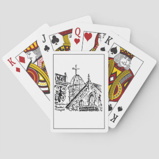 Campground Motif by Babbie - Martha's Vineyard Playing Cards