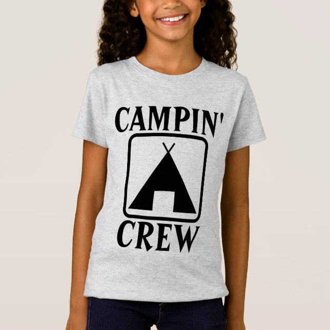 CAMPIN' CREW CAMPING T-Shirts (Front)