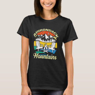 Camping Adirondack Mountain Hiking Us Park Outdoor T-Shirt