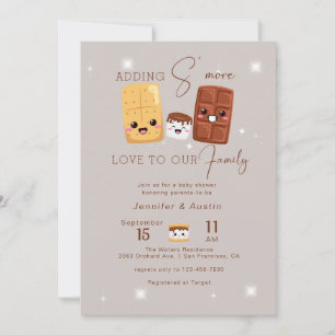 Camping Adventure Rustic Baby Shower Invitation