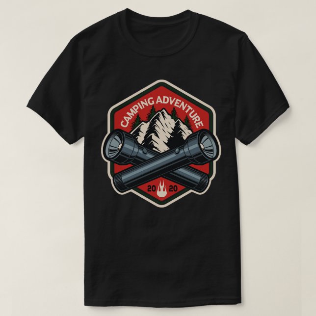 Camping Adventures  T-Shirt (Design Front)