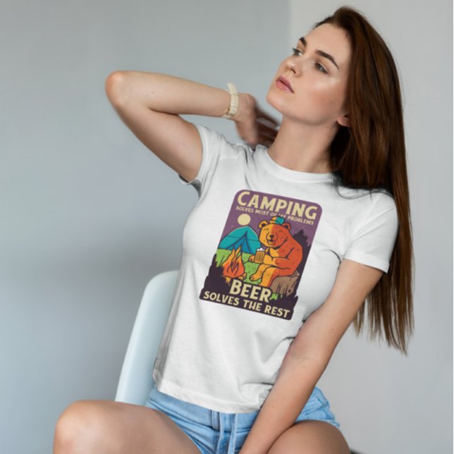 Camping And Beer   T-Shirt (Creator Uploaded)
