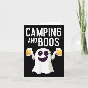 Camping And Boos Camping Halloween Costume For Men Card