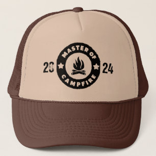 Camping and campfire Trucker Hat