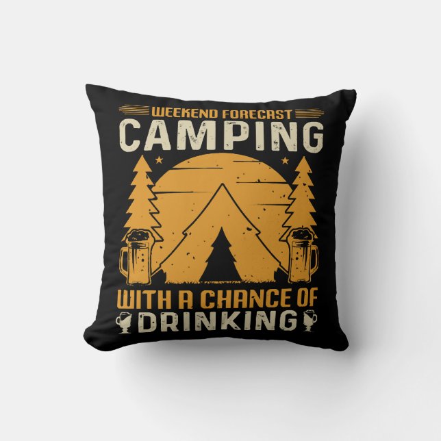 Camping and drinking cushion (Front)