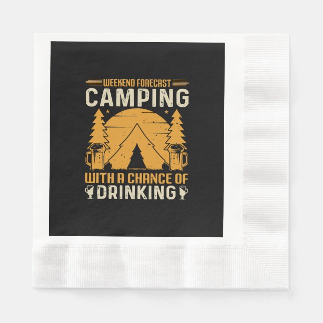 Camping and drinking napkin (Front)