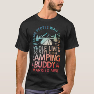 Camping Art Camper Couple Camping Lovers friend T-Shirt