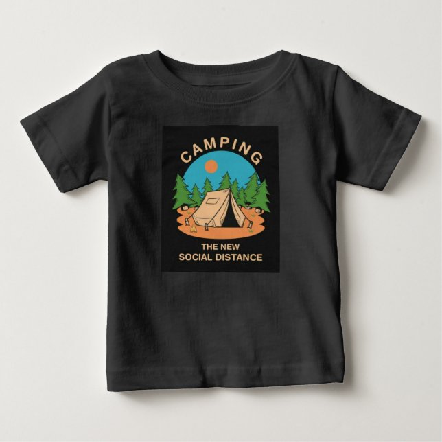 Camping Baby T-Shirt (Front)