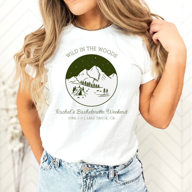 Camping Bachelorette Personalised T-Shirt (Creator Uploaded)