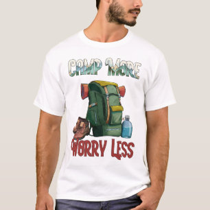 Camping Backpack Quote T-Shirt