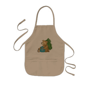 Camping Bear Camper Kitchen apron