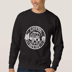 Camping Besties Outdoor Sayings Camper Sweatshirt