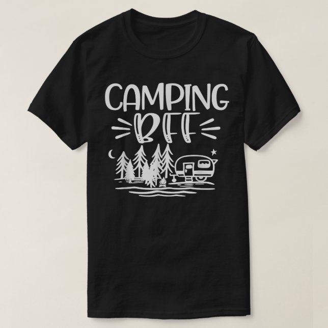 Camping BFF Lake River Mom Gift Funny Sassy  T-Shirt (Design Front)