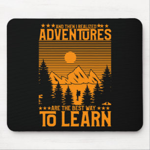 Camping Biking Nature Climbing Outdoor Mountain Hi Mouse Mat