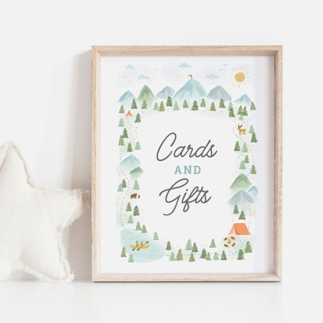 Camping Birthday Cards and Gifts Sign (Creator Uploaded)