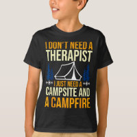Camping bonfire camp life forest camper