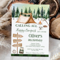 Camping Bonfire Campfire S'mores Outdoor Birthday