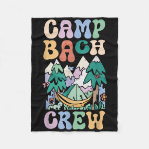 Camping Bridal Party Camp Bachelorette Camp Bach C Fleece Blanket