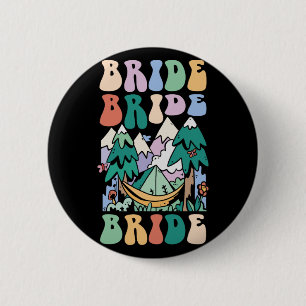 Camping Bridal Party Camp Bachelorette Camp Bride 6 Cm Round Badge