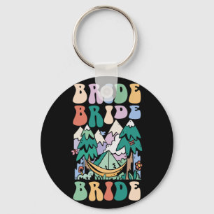 Camping Bridal Party Camp Bachelorette Camp Bride Key Ring