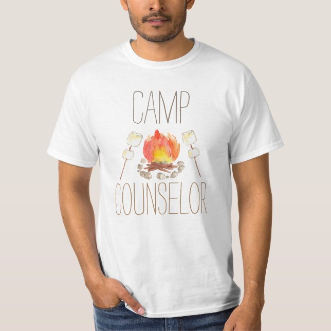 Camping camp conselor birthday shirt (Front)