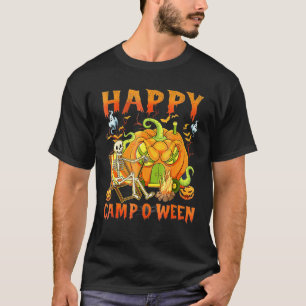 Camping Camper Lover Happy Camp O Ween Halloween F T-Shirt