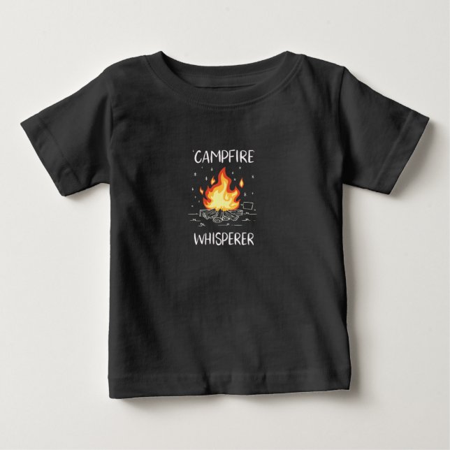 Camping Campfire Baby T-Shirt (Front)