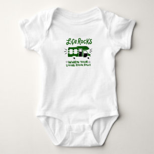 Camping Campfire Gift Baby Bodysuit