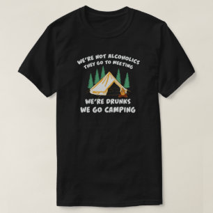 camping campfire mountains wanderlust, hiking T-Shirt
