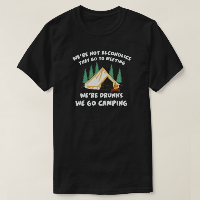 camping campfire mountains wanderlust, hiking  T-Shirt (Design Front)