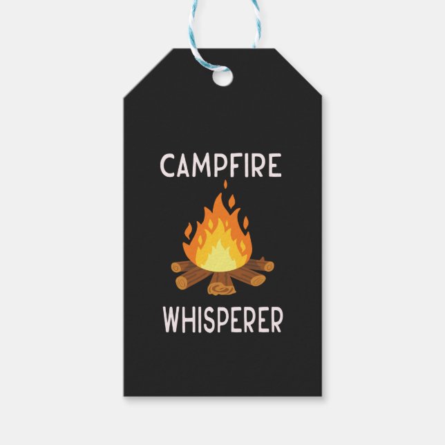 Camping - Campfire Whisperer Gift Tags (Front)
