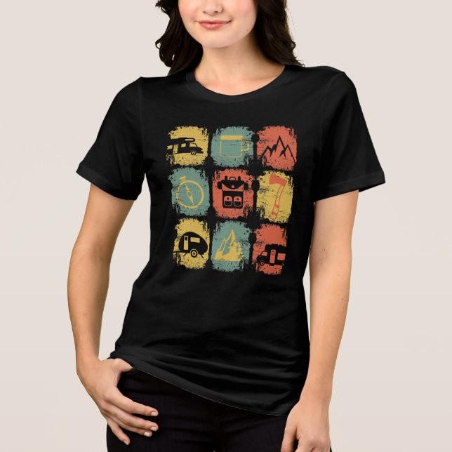 Camping - Camping Stuff Tri-Blend Shirt (Front)
