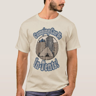 Camping Can Be In - Tents (retro) T-Shirt
