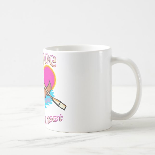 Camping Canoe Coffee Mug (Right)