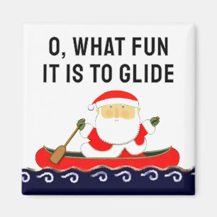 Camping Canoe Kayak Stocking Stuffer Magnet
