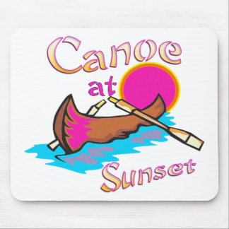 Camping Canoe Mouse Mat
