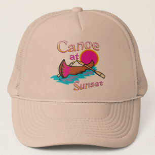 Camping Canoe Trucker Hat
