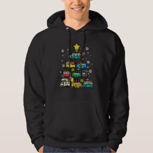 Camping Car Christmas Tree Xmas Men Women Dad Hoodie