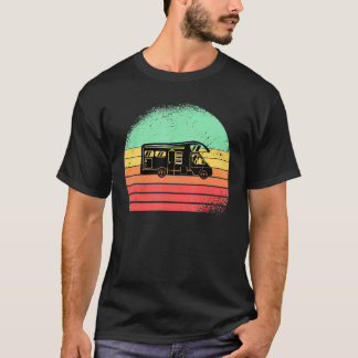 Camping Caravan Van Retro Sun 80s T-Shirt
