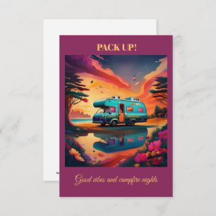 Camping Card: Outdoors Adventure Note Card