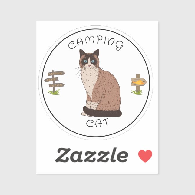 Camping Cat (Sheet)