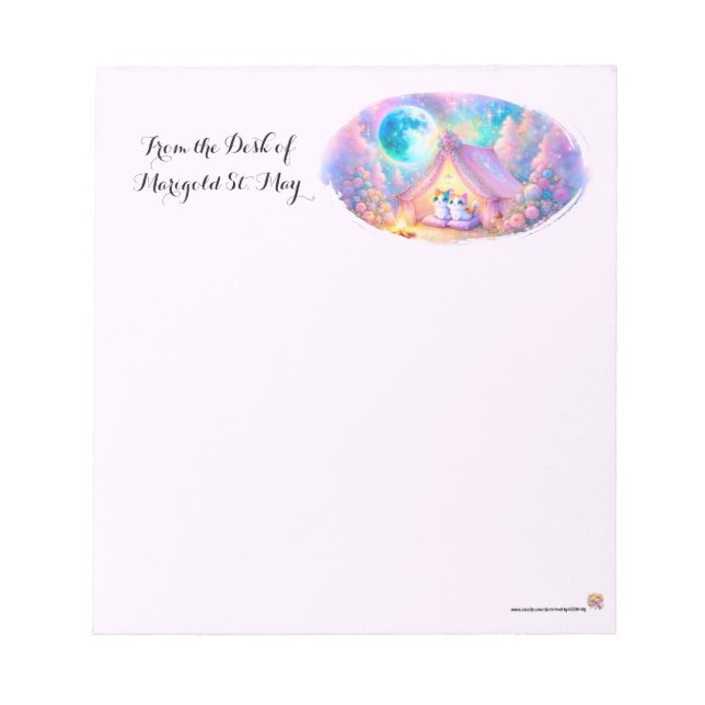 Camping Cats Notepad (Front)