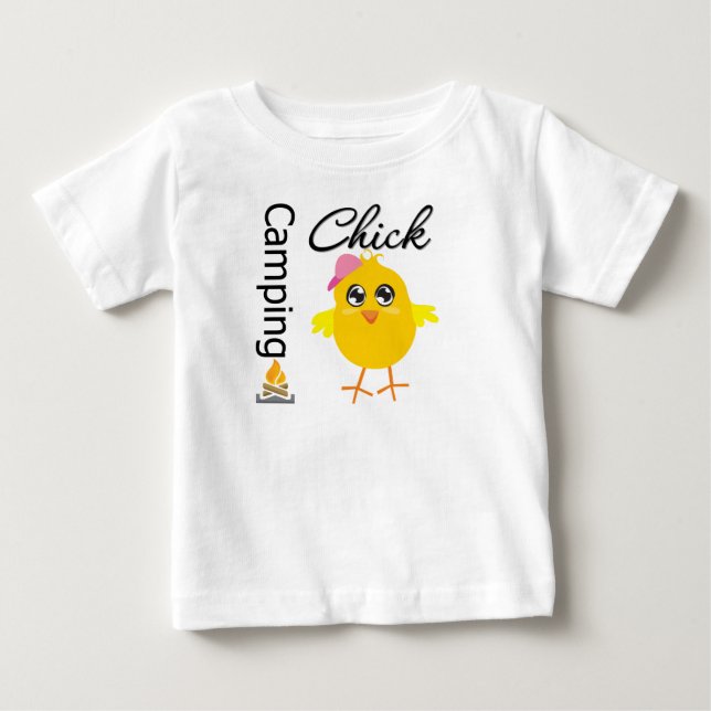 Camping Chick Baby T-Shirt (Front)