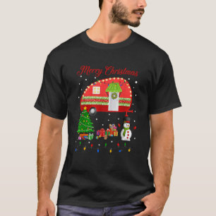Camping Christmas Happy Camper Xmas Camp Gifts For T-Shirt