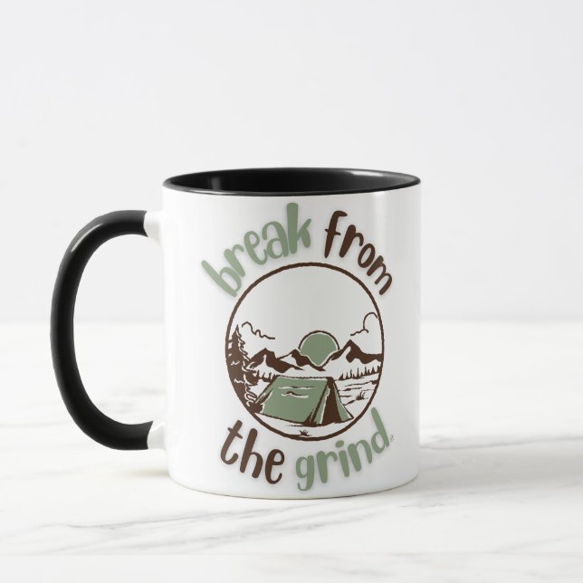 Camping Coffee Mug (Left)