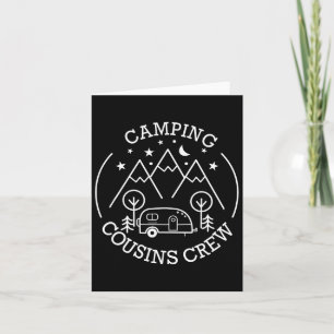 Camping Cousins Crew Family Reunion Road Trip 2025 Card