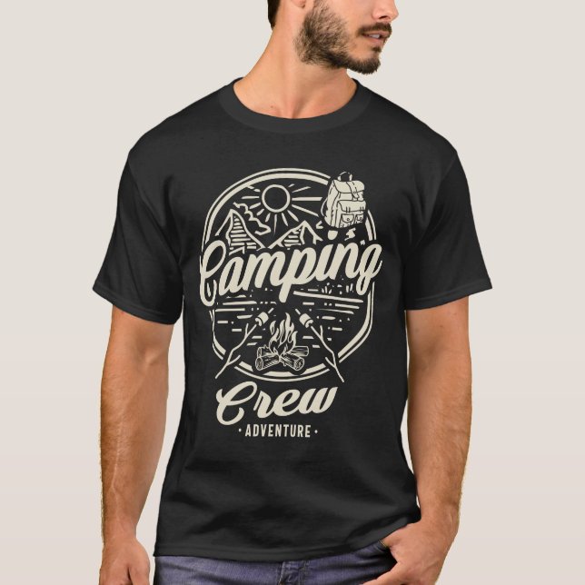 Camping Crew Adventure: Unleash Your Inner Camper T-Shirt (Front)