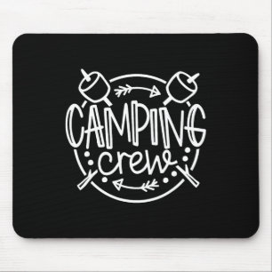 Camping Crew Campfire Summer Camp Vacation Family Mouse Mat