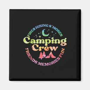 Camping Crew Family Friends Girls Kids Toddler You Magnet